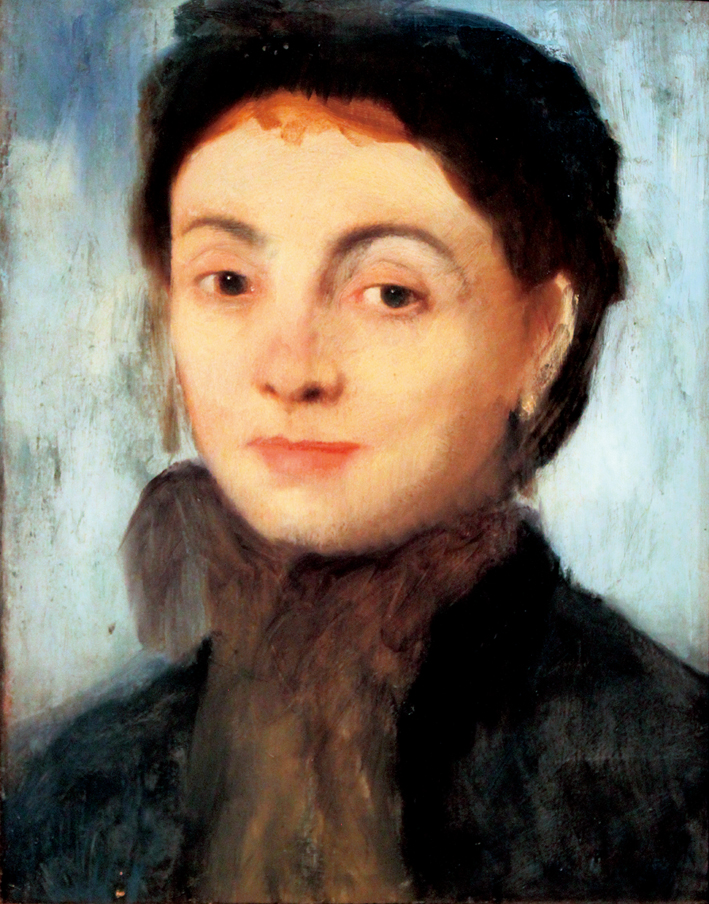  埃德加·德加 Edgar Degas—— Joséphine_Gaujelin_anagoria肖像